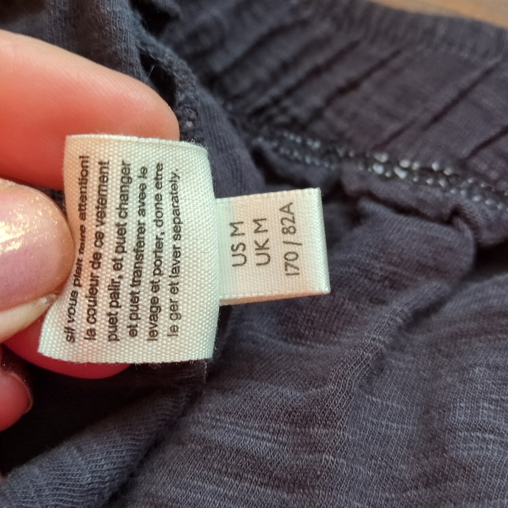 Free People Intimately Catching Feels Joggers In Dark Charcoal Size M - Picture 7 of 8